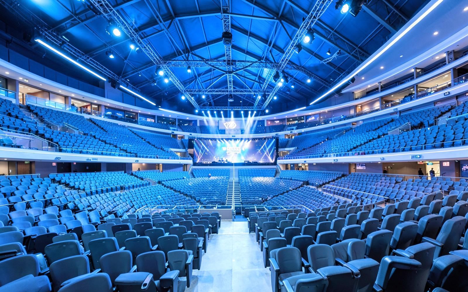 Arena before a live show